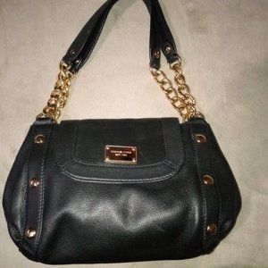 Black leather Michael Kors purse